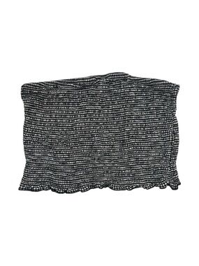 Garage Black & White Gingham Tube Top